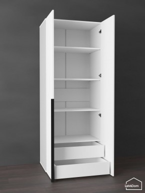 Шкаф Linnea MHR-2-4 2050х800х510 (Белый-М 11.1.2) в Коротчаево - korotchaevo.ok-mebel.com | фото 5