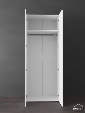 Шкаф Linnea MHR-2PO 2050х800х510 (Белый-М 11.1.1) в Коротчаево - korotchaevo.ok-mebel.com | фото 4