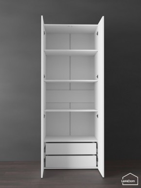 Шкаф Linnea MHR-2PO-4 2050х800х510 (Белый-М 11.1.2) в Коротчаево - korotchaevo.ok-mebel.com | фото 5