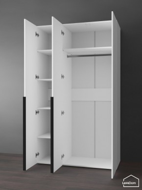 Шкаф Linnea MHR-3-1 2050х1200х510 (Белый-М 11.1.2) в Коротчаево - korotchaevo.ok-mebel.com | фото 5