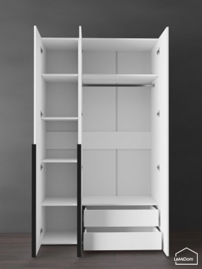 Шкаф Linnea MHR-3-2 2050х1200х510 (Белый-М 11.1.2) в Коротчаево - korotchaevo.ok-mebel.com | фото 6
