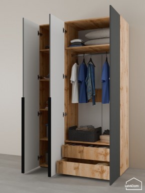 Шкаф Linnea MHR-3-2 2050х1200х510 (ДВ-М 11.1.25) в Коротчаево - korotchaevo.ok-mebel.com | фото 6