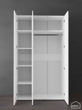 Шкаф Linnea MHR-3PO-1 2050х1200х510 (Белый-М 11.1.2) в Коротчаево - korotchaevo.ok-mebel.com | фото 5
