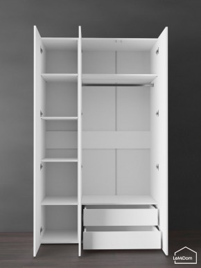 Шкаф Linnea MHR-3PO-2 2050х1200х510 (Белый-М 11.1.2) в Коротчаево - korotchaevo.ok-mebel.com | фото 5