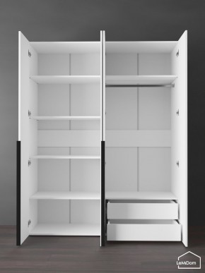 Шкаф Linnea MHR-4-2 2050х1600х510 (Белый-М 11.1.2) в Коротчаево - korotchaevo.ok-mebel.com | фото 5