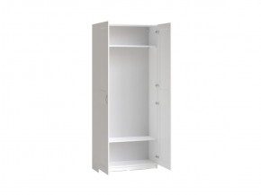 Шкаф МАКС двухстворчатый, цвет белый в Коротчаево - korotchaevo.ok-mebel.com | фото 2