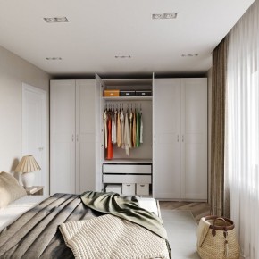 Шкаф МАКС двухстворчатый, цвет белый в Коротчаево - korotchaevo.ok-mebel.com | фото 4