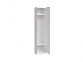 Шкаф МАКС однодверный узкий, цвет белый в Коротчаево - korotchaevo.ok-mebel.com | фото 2