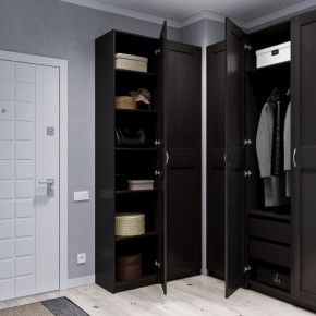 Шкаф МАКС однодверный узкий, цвет Дуб Венге в Коротчаево - korotchaevo.ok-mebel.com | фото 4