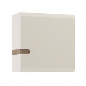 Шкаф навесной 1D/TYP 65, LINATE ,цвет белый/сонома трюфель в Коротчаево - korotchaevo.ok-mebel.com | фото 2