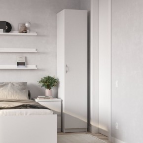 Шкаф ПЕГАС однодверный, цвет белый в Коротчаево - korotchaevo.ok-mebel.com | фото 4