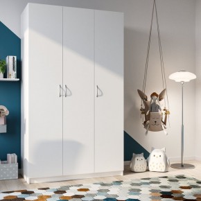 Шкаф ПЕГАС трехдверный, цвет белый в Коротчаево - korotchaevo.ok-mebel.com | фото 2