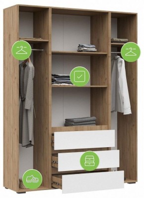 Шкаф платяной Элла в Коротчаево - korotchaevo.ok-mebel.com | фото 4