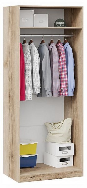 Шкаф платяной Фьюжн ТД-260.07.02 в Коротчаево - korotchaevo.ok-mebel.com | фото 3