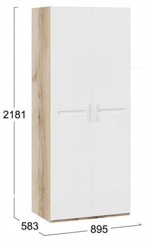 Шкаф платяной Фьюжн ТД-260.07.02 в Коротчаево - korotchaevo.ok-mebel.com | фото 4