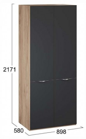 Шкаф платяной Глосс СМ-319.07.003 в Коротчаево - korotchaevo.ok-mebel.com | фото 4