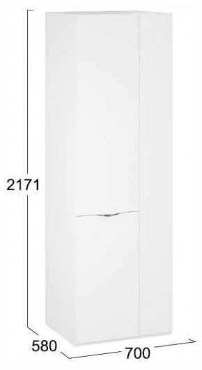 Шкаф платяной Глосс СМ-319.07.006 в Коротчаево - korotchaevo.ok-mebel.com | фото 4
