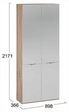 Шкаф платяной Глосс СМ-319.07.014 в Коротчаево - korotchaevo.ok-mebel.com | фото 4