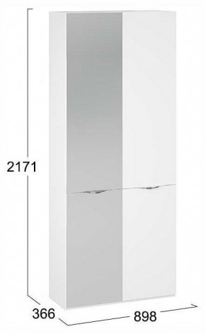 Шкаф платяной Глосс СМ-319.07.015 в Коротчаево - korotchaevo.ok-mebel.com | фото 4