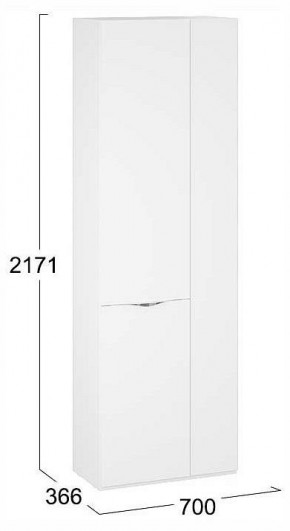 Шкаф платяной Глосс СМ-319.07.016 в Коротчаево - korotchaevo.ok-mebel.com | фото 4