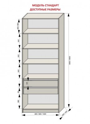 Шкаф распашной серия «ЗЕВС» (PL3/С1/PL2) в Коротчаево - korotchaevo.ok-mebel.com | фото 13