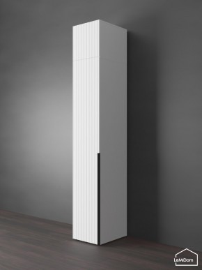 Шкаф с антресолью Linnea MHR-1A-4 2450х400х510 (Белый-М 11.1.2) в Коротчаево - korotchaevo.ok-mebel.com | фото