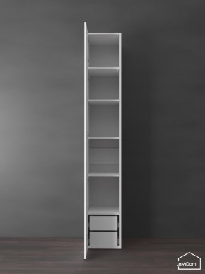 Шкаф с антресолью Linnea MHR-1POA-4 2450х400х510 (Белый-М 11.1.1) в Коротчаево - korotchaevo.ok-mebel.com | фото 6