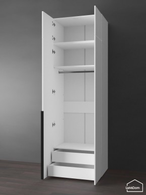 Шкаф с антресолью Linnea MHR-2A-3 2450х800х510 (Белый-М 11.1.1) в Коротчаево - korotchaevo.ok-mebel.com | фото 5