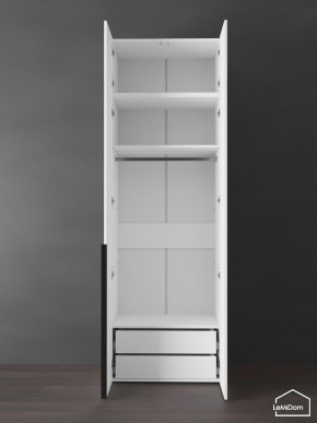 Шкаф с антресолью Linnea MHR-2A-3 2450х800х510 (Белый-М 11.1.1) в Коротчаево - korotchaevo.ok-mebel.com | фото 6
