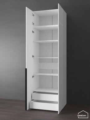 Шкаф с антресолью Linnea MHR-2A-4 2450х800х510 (Белый-М 11.1.2) в Коротчаево - korotchaevo.ok-mebel.com | фото 5