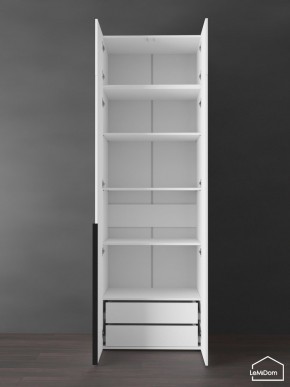 Шкаф с антресолью Linnea MHR-2A-4 2450х800х510 (Белый-М 11.1.2) в Коротчаево - korotchaevo.ok-mebel.com | фото 6