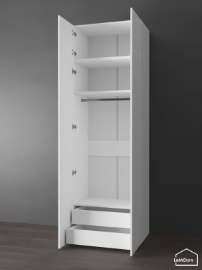 Шкаф с антресолью Linnea MHR-2POA-3 2450х800х510 (Белый-М 11.1.2) в Коротчаево - korotchaevo.ok-mebel.com | фото 6