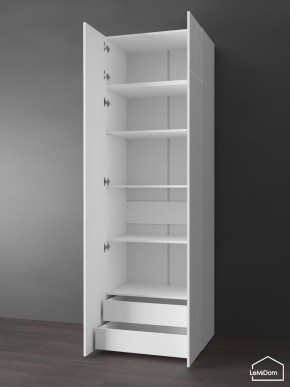 Шкаф с антресолью Linnea MHR-2POA-4 2450х800х510 (Белый-М 11.1.2) в Коротчаево - korotchaevo.ok-mebel.com | фото 5