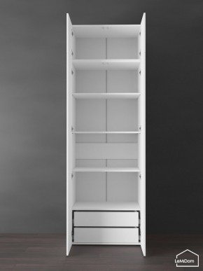 Шкаф с антресолью Linnea MHR-2POA-4 2450х800х510 (Белый-М 11.1.2) в Коротчаево - korotchaevo.ok-mebel.com | фото 6