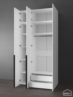 Шкаф с антресолью Linnea MHR-3A-2 2450х1200х510 (Белый-М 11.1.1) в Коротчаево - korotchaevo.ok-mebel.com | фото 5