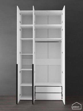 Шкаф с антресолью Linnea MHR-3A-2 2450х1200х510 (Белый-М 11.1.1) в Коротчаево - korotchaevo.ok-mebel.com | фото 6