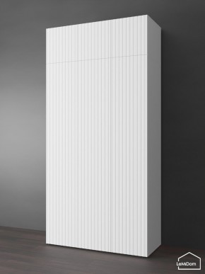 Шкаф с антресолью Linnea MHR-3POA-2 2450х1200х510 (Белый-М 11.1.2) в Коротчаево - korotchaevo.ok-mebel.com | фото