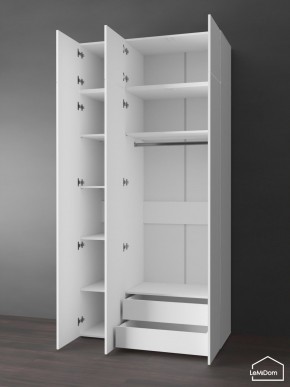 Шкаф с антресолью Linnea MHR-3POA-2 2450х1200х510 (Белый-М 11.1.2) в Коротчаево - korotchaevo.ok-mebel.com | фото 5
