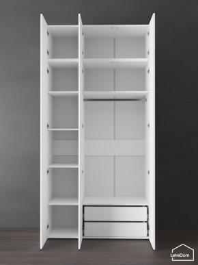 Шкаф с антресолью Linnea MHR-3POA-2 2450х1200х510 (Белый-М 11.1.2) в Коротчаево - korotchaevo.ok-mebel.com | фото 6