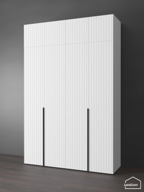 Шкаф с антресолью Linnea MHR-4A-2 2450х1600х510 (Белый-М 11.1.2) в Коротчаево - korotchaevo.ok-mebel.com | фото
