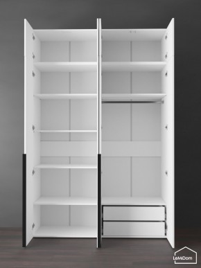Шкаф с антресолью Linnea MHR-4A-2 2450х1600х510 (Белый-М 11.1.2) в Коротчаево - korotchaevo.ok-mebel.com | фото 5