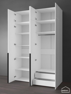 Шкаф с антресолью Linnea MHR-4A-2 2450х1600х510 (Белый-М 11.1.2) в Коротчаево - korotchaevo.ok-mebel.com | фото 6