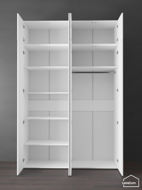 Шкаф с антресолью Linnea MHR-4POA-1 2450х1600х510 (Белый-М 11.1.1) в Коротчаево - korotchaevo.ok-mebel.com | фото 4