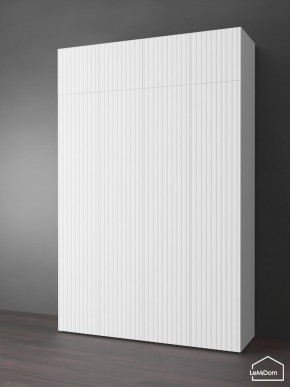 Шкаф с антресолью Linnea MHR-4POA-2 2450х1600х510 (Белый-М 11.1.1) в Коротчаево - korotchaevo.ok-mebel.com | фото