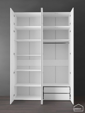 Шкаф с антресолью Linnea MHR-4POA-2 2450х1600х510 (Белый-М 11.1.1) в Коротчаево - korotchaevo.ok-mebel.com | фото 5