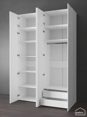 Шкаф с антресолью Linnea MHR-4POA-2 2450х1600х510 (Белый-М 11.1.1) в Коротчаево - korotchaevo.ok-mebel.com | фото 6