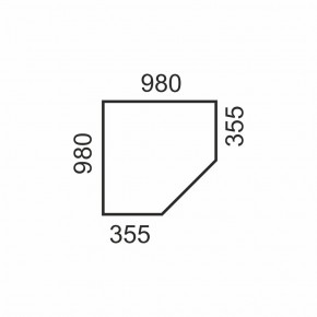 Шкаф угловой 2D, OLIVIA, цвет вудлайн крем/дуб анкона в Коротчаево - korotchaevo.ok-mebel.com | фото 4