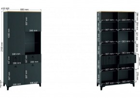 Шкаф-витрина Ника в Коротчаево - korotchaevo.ok-mebel.com | фото 3