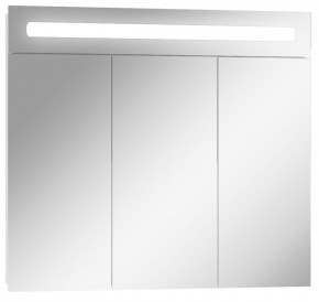 Шкаф-зеркало Аврора 80 с подсветкой LED Домино (DV8009HZ) в Коротчаево - korotchaevo.ok-mebel.com | фото 1