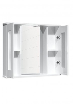 Шкаф-зеркало Кристалл 80 АЙСБЕРГ (DA1804HZ) в Коротчаево - korotchaevo.ok-mebel.com | фото 2